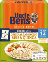 Uncle Ben´s Spitzen-Langkorn-Reis & Quinoa - 3 Beutel je 2 Port.